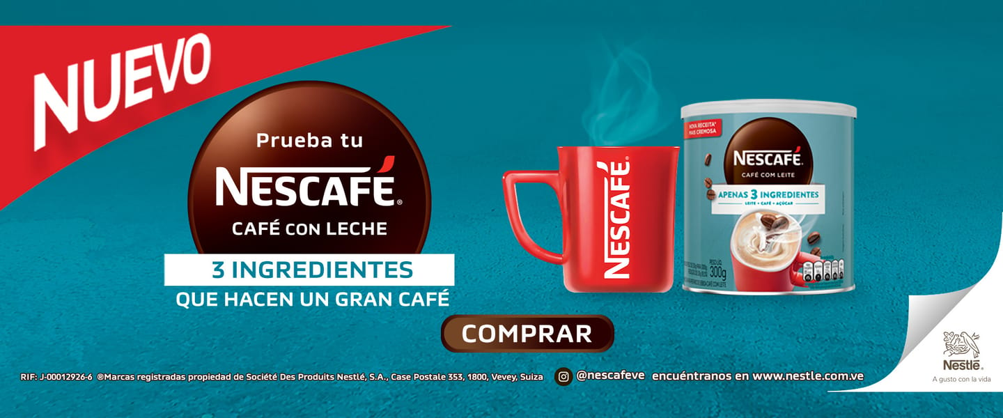 Nuevo Nescafé Café con Leche