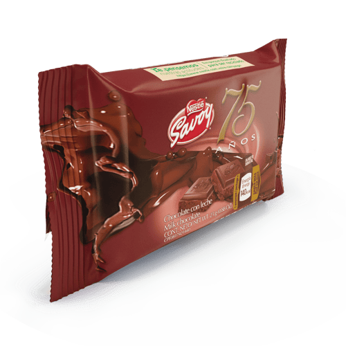 SAVOY® 75 Aniversario mini, Chocolate con leche (Edición Aniversario) 25g