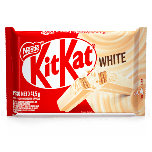 KIT KAT® Wafer rellena con cacao cubierta de chocolate blanco 41.5g