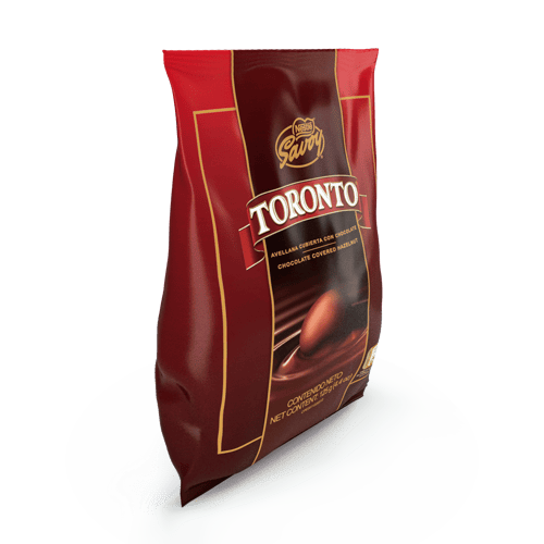 TORONTO® Avellanas Cubiertas con Chocolate Bolsa 125 g