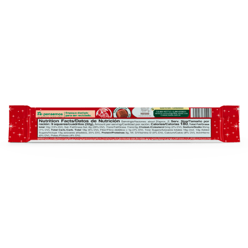NESTLÉ-SAVOY® Cremosa Navidad Chocolate con Leche 70 g