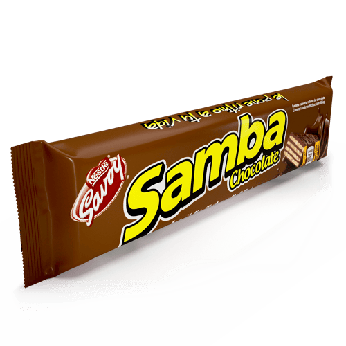 SAMBA® Wafer con Relleno Sabor a Chocolate Cubierto de Chocolate 32 g