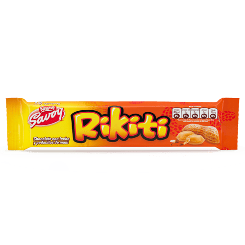 RIKITI® Chocolate con Leche y Pedacitos de Maní 30 g RIKITI® Chocolate con Leche y Pedacitos de Maní 30 g