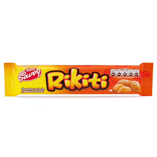RIKITI® Chocolate con Leche y Pedacitos de Maní 30 g
