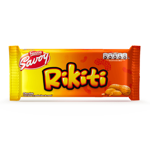 RIKITI® Chocolate con Leche y Pedacitos de Maní 130 g RIKITI® Chocolate con Leche y Pedacitos de Maní 130 g