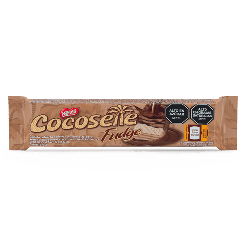 COCOSETTE® Fudge Galleta Rellena de Crema de Coco Recubierta con Chocolate 32 g