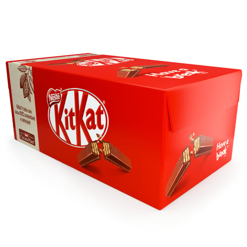 KIT KAT® Oblea Dulce Rellena con Cacao Recubierta con Chocolate con Leche Display 24 Unidades de 41,5 g