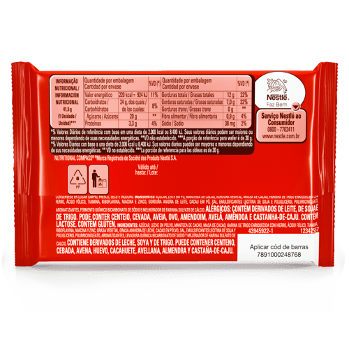 KIT KAT® Oblea Dulce Rellena con Cacao Recubierta con Chocolate con Leche 41,5 g