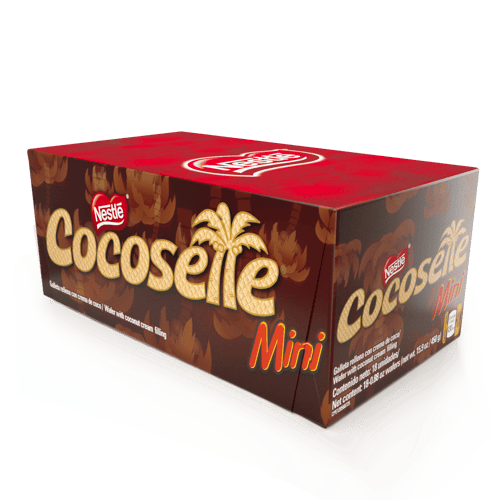 COCOSETTE® Mini Galleta Rellena de Crema de Coco Display 18 Unidades de 25 g
