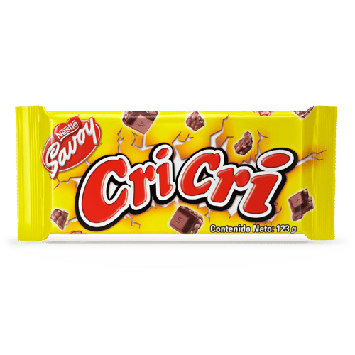 CRI CRI® Chocolate con Leche y Tostaditas de Arroz 123 g