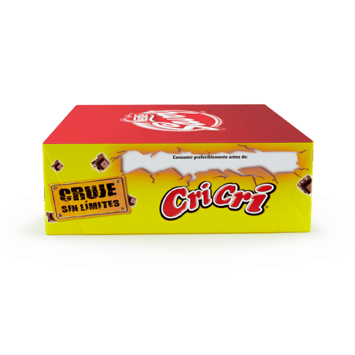 CRI CRI® Chocolate con Leche y Tostaditas de Arroz Display 12 Unidades de 27 g