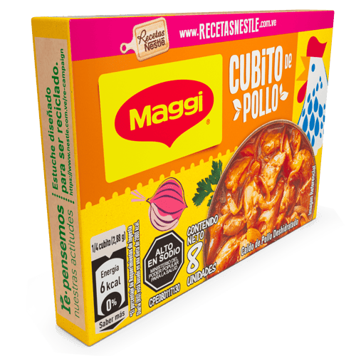 MAGGI® Caldo de Pollo Deshidratado 8 Cubitos MAGGI® Caldo de Pollo Deshidratado 8 Cubitos