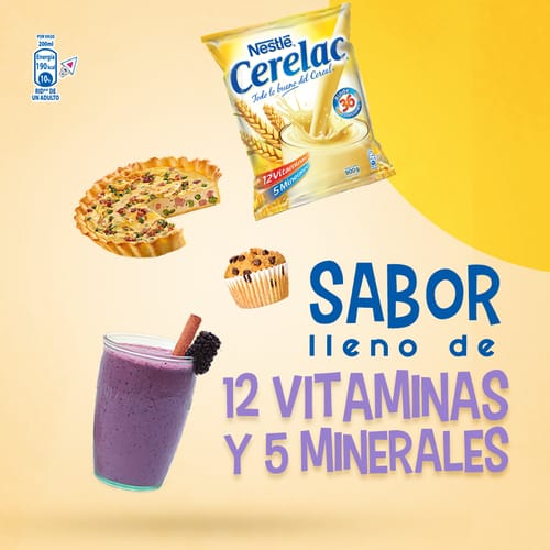 CERELAC® Cereal Alimenticio Fortificado en Polvo 900 g