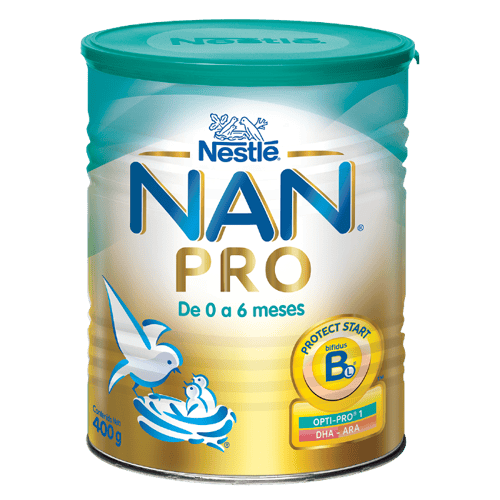 NAN® Pro Fórmula Infantil en Polvo de Inicio para Lactantes desde el Nacimiento hasta los 6 Meses 400 g