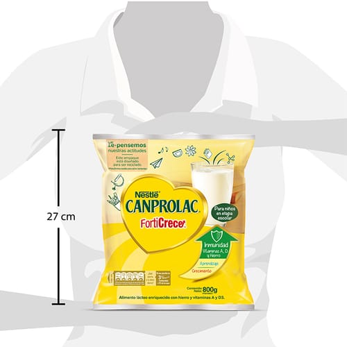 CANPROLAC® Forticrece™ Alimento Lácteo en Polvo Enriquecido 800 g
