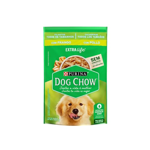 Dog Chow® Alimento húmedo para Perros Cachorros Todos los tamaños con Pollo 100g