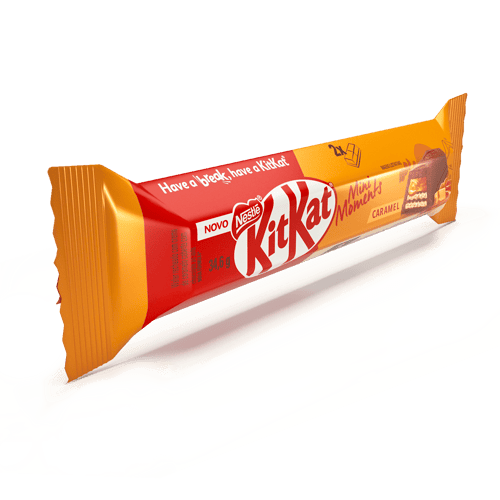 KIT KAT® Wafer rellena con crema de caramelo cubierta de chocolate con leche 34.6g
