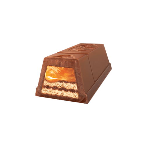 KIT KAT® Wafer rellena con crema de caramelo cubierta de chocolate con leche 34.6g