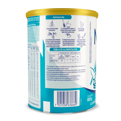 NAN® OPTIPRO 3 Alimento Lácteo a partir de los 24 Meses 800 g
