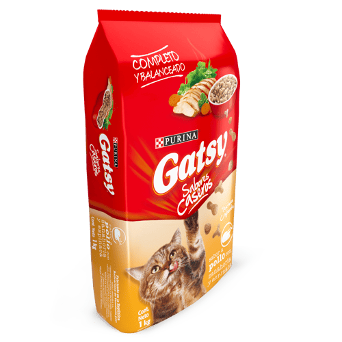 GATSY® Alimentos para Gatos Adultos Pollo Zanahoria y Espinaca 1 kg