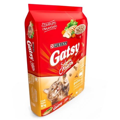 GATSY® Alimentos para Gatos Adultos Pollo Zanahoria y Espinaca 8 kg