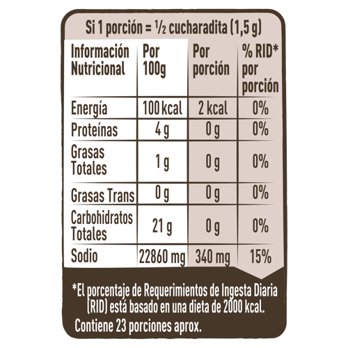 MAGGI® Adobo Sal Condimentada Display 15 Sobres de 35 g 