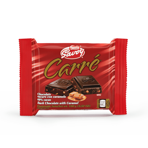 SAVOY® CARRÉ Oscuro Caramelo 100 g