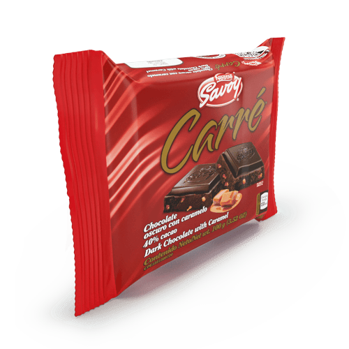 SAVOY® CARRÉ Oscuro Caramelo 100 g