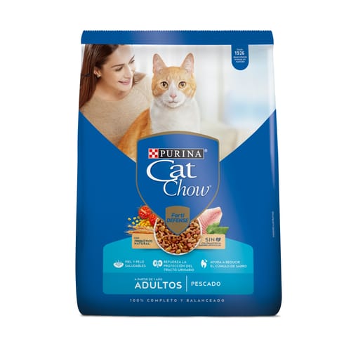 CAT CHOW® Alimento para Gatos Adultos Sabor Pescado 500 g