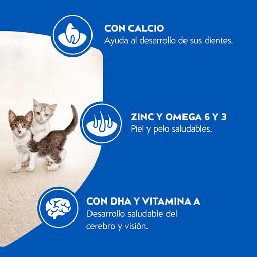 CAT CHOW® Alimento para Gatitos Sabor Pescado, Carne y Leche 500 g