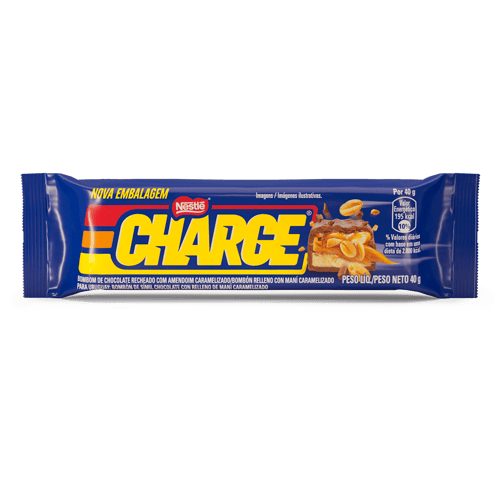 CHARGE® Bombón Relleno con Maní Caramelizado 40 g CHARGE® Bombón Relleno con Maní Caramelizado 40 g