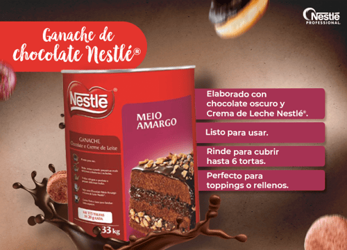 NESTLÉ® Ganache de Chocolate en Lata 2.33 kg