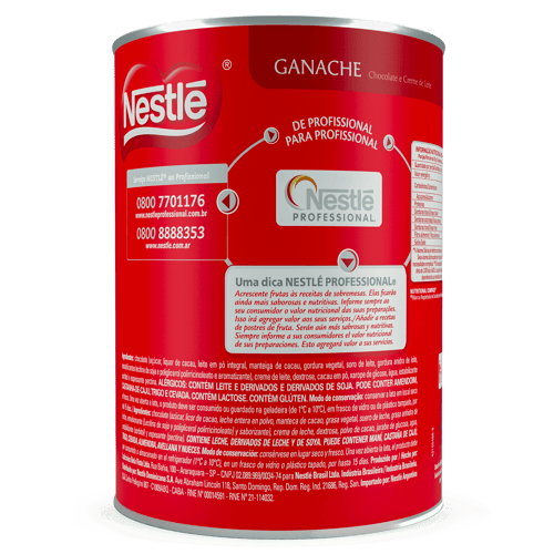 NESTLÉ® Ganache de Chocolate en Lata 2.33 kg NESTLÉ® Ganache de Chocolate en Lata 2.33 kg