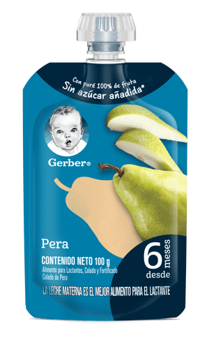 Gerber® Compota de Pera en Pouch 100 g