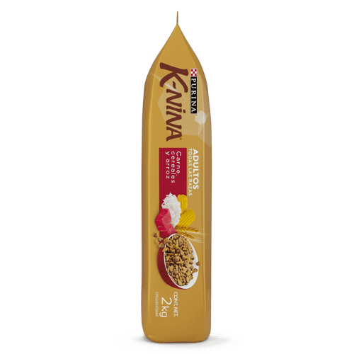 K-NINA® Alimento para Perros Adultos Sabor a Carne, Cereal y Arroz 2 kg K-NINA® Alimento para Perros Adultos Sabor a Carne, Cereal y Arroz 2 kg