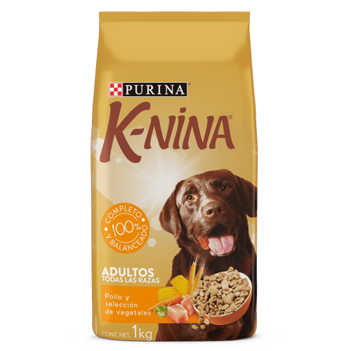 K-NINA® Alimento para Perros Adultos Sabor a Pollo y Selección Vegetales 1 kg