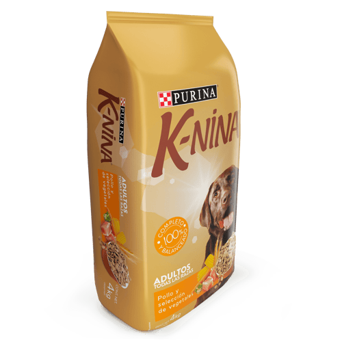 K-NINA® Alimento para Perros Adultos Sabor a Pollo y Selección Vegetales 4 kg
