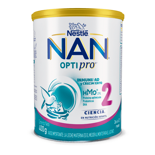 Nan Nestlé Optipro 2 Leche de Continuación en Polvo Fórmula, 6 Meses +,  800g : : Alimentación y bebidas