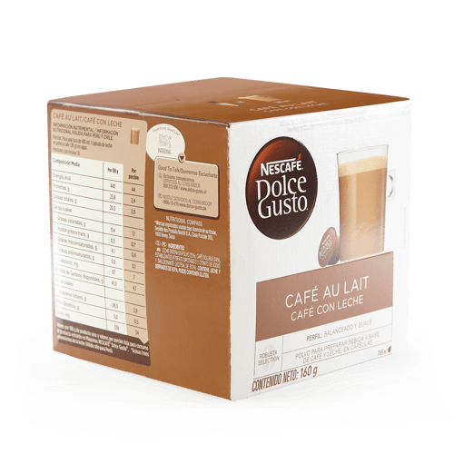 Cápsulas de café con leche Nescafè Dolce Gusto Café - 18uds.