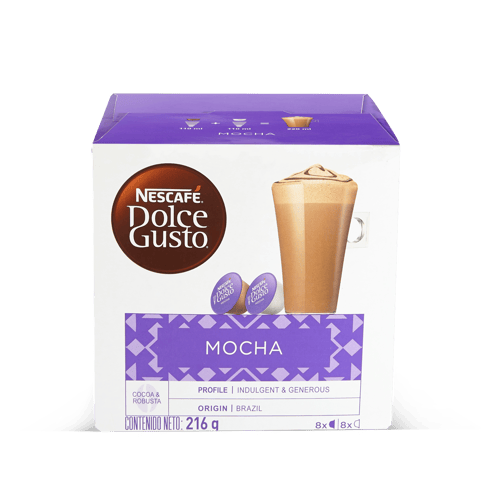 Nescafé Dolce Gusto Café Mocha Sabor Chocolate - 16 Cápsulas Para