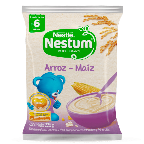 NESTUM® Cereal Infantil de Arroz Maíz Enriquecido con Vitaminas y Minerales 225 g NESTUM® Cereal Infantil de Arroz Maíz Enriquecido con Vitaminas y Minerales 225 g