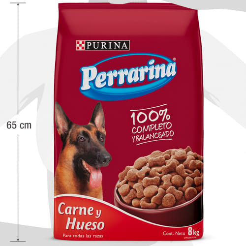 PERRARINA® Alimento para Perros Adultos sabor a Carne y Hueso 8 kg 