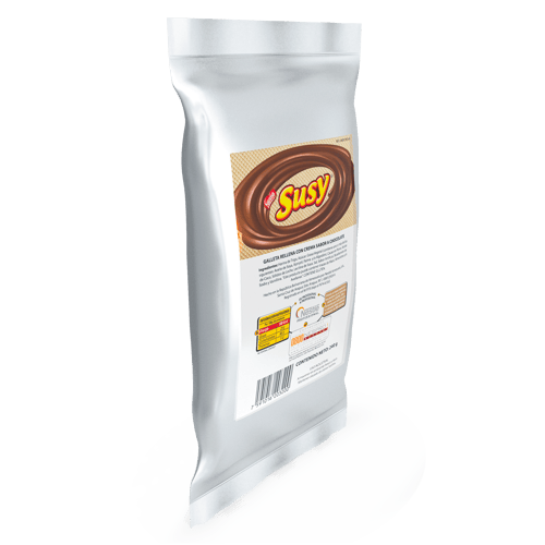 SUSY® Troceado Wafer Relleno de Chocolate 240 g