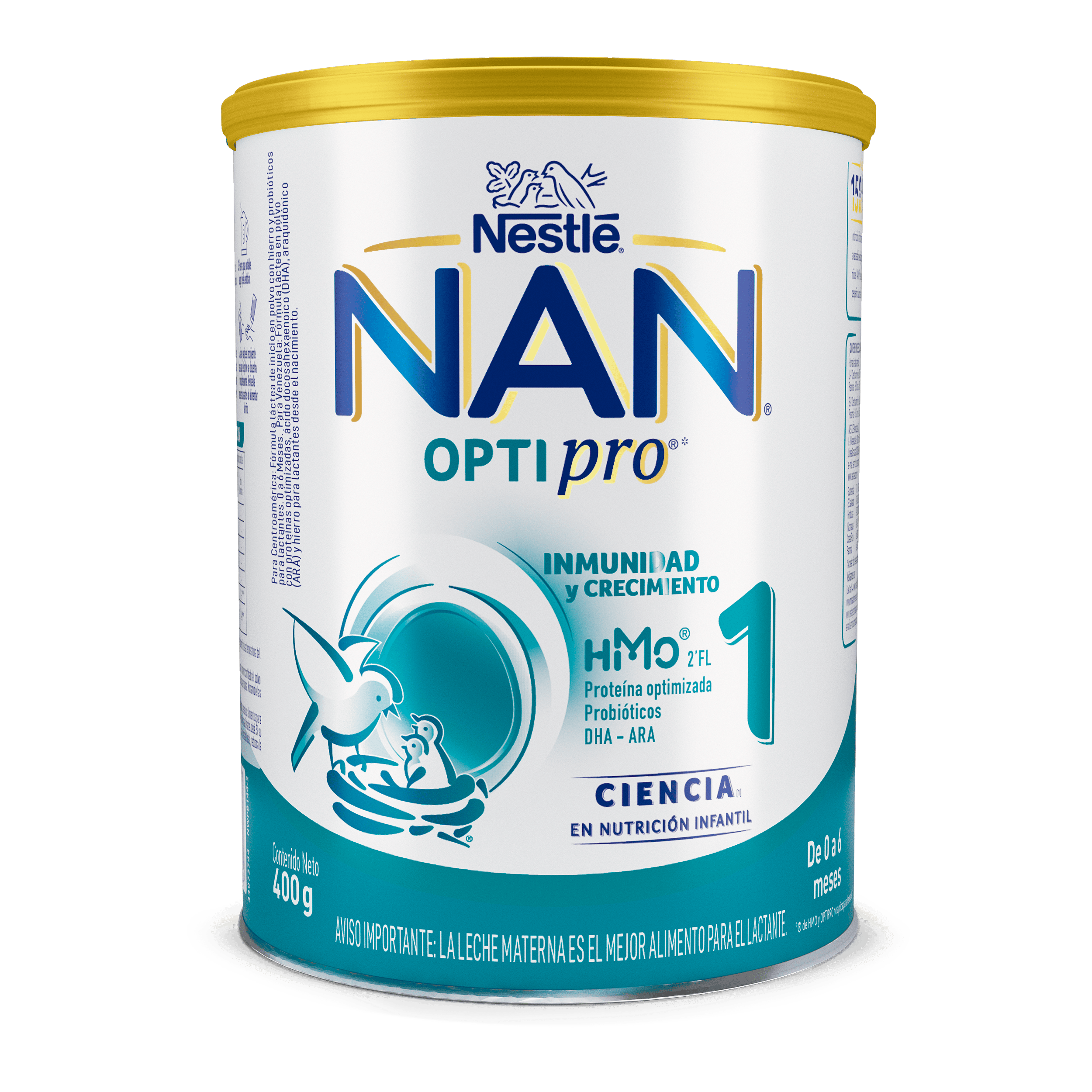 Leche para lactantes Nan Optipro 1 +0 meses 1200 g Nestlé · NESTLE · El  Corte Inglés