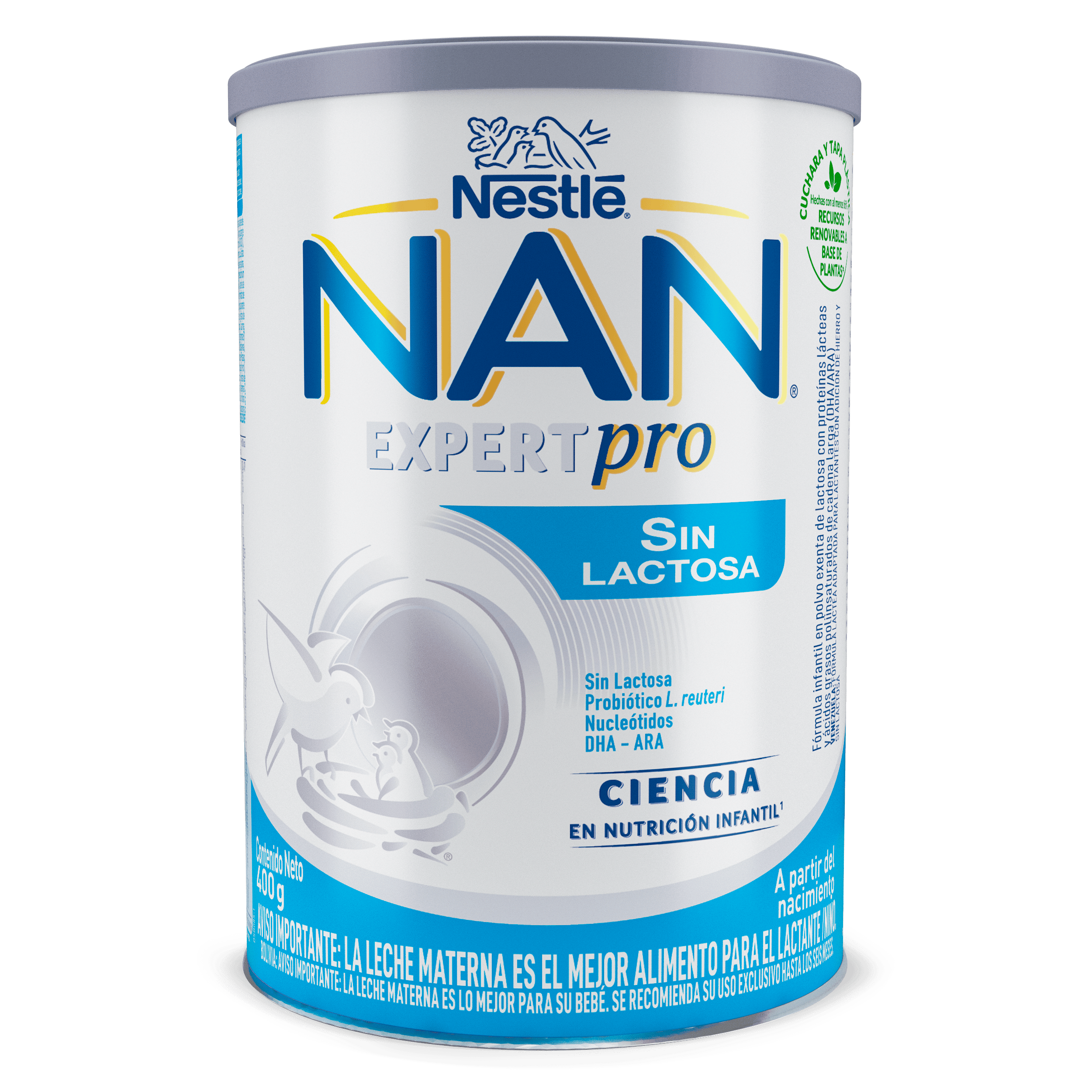 En la cabeza de Villano semilla NAN® ExpertPro Fórmula Infantil en Polvo Sin Lactosa para Lactantes 400 g